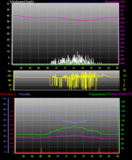 24 Hour Graph for Day 12