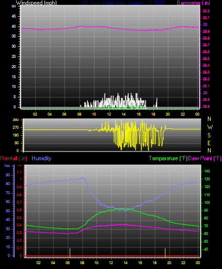 24 Hour Graph for Day 21